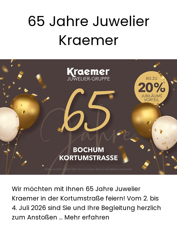 65 Jahre Juwelier Kraemer